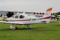 F-HKCO @ LFFQ - Cirrus SR22, Displayed at La Ferté-Alais airfield (LFFQ) Air show 2016 - by Yves-Q