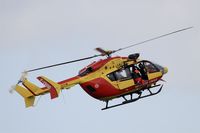 F-ZBQG @ LFFQ - Eurocopter EC-145, On display, La Ferté-Alais airfield (LFFQ) Air show 2016 - by Yves-Q