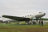 F-BLOZ @ LFFQ - Douglas C-47A, Under restoration, La Ferté-Alais (LFFQ) air show 2016 - by Yves-Q