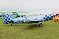 D-EEBH @ LFFQ - Zlin Z-526F Trener Master, Static display, La Ferté-Alais airfield (LFFQ) Air show 2016 - by Yves-Q