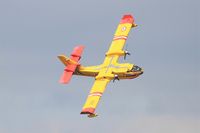 F-ZBFS @ LFFQ - Canadair CL-415, On display, La Ferté-Alais airfield (LFFQ) Air show 2016 - by Yves-Q