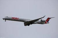 F-HMLA @ LFBD - HOP! CRJ-1000 from Roma Fiumicino at Bordeaux Airport. - by Arthur CHI YEN
