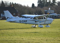 G-CKIF @ EGLD - Cessna 172S Skyhawk at Denham. Ex LN-FTJ - by moxy