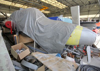 1 @ LFXR - Stored Fouga Zephyr inside hangar at Rochefort Naval Museum... - by Shunn311