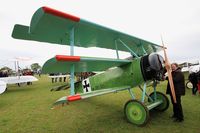 F-AZVD @ LFFQ - Fokker BV Dr.1, Static display, La Ferté-Alais airfield (LFFQ) Airshow 2016 - by Yves-Q