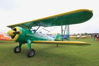 F-AZGR @ LFFQ - Boeing N2S-3 Kaydet (B75N1), Static display, La Ferté-Alais airfield (LFFQ) Airshow 2016 - by Yves-Q