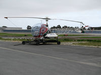 N4427F @ KSNS - Locally-based Gomes Farm Air 1970 Bell 47G-5 sprayer with Simplex titles @ Salinas Municipal Airport, CA - by Steve Nation