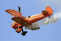 N74189 @ LFFQ - Boeing A75N1(PT17), On display, La Ferté-Alais airfield (LFFQ) Air show 2016 - by Yves-Q