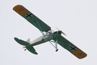 F-AZRA @ LFFQ - Fieseler Fi-156C-3 Storch, On display, La Ferté-Alais airfield (LFFQ) Airshow 2016 - by Yves-Q