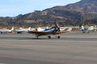 N53271 @ SZP - Ryan Aeronautical ST-3KR as PT-22, Kinner R5-540-1 160 Hp air-cooled 5 cylinder radial, landing roll Rwy 22 - by Doug Robertson