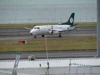 ZK-KRA @ NZAA - just landed - now one of 3 saabs with air chathams - by magnaman