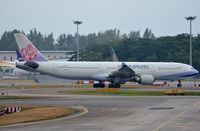 B-18312 @ WSSS - China Airlines A333 taxying for departure. - by FerryPNL