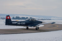 HB-ESO @ LSZG - A dull winter-day at Grenchen airport