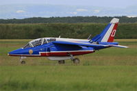 E162 @ LFOA - Dassault-Dornier Alpha Jet E (F-TERJ), Replacement aircraft of Patrouille de France 2016, Avord Air Base 702 (LFOA) Open day 2016 - by Yves-Q