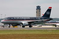 N758US @ KCLT - US AIrways A319 lining-up - by FerryPNL
