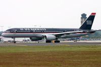 N604AU @ KCLT - US Airways B752 about to depart CLT - by FerryPNL