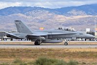 163734 @ KBOI - Landing roll out on RWY 10R. VMFAT-101 Sharpshooters, NAS Miramar, CA. - by Gerald Howard