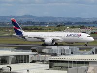 CC-BGK @ NZAA - taxing off runway - by magnaman