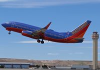 N7734H @ KBOI - Departing RWY 10L. - by Gerald Howard