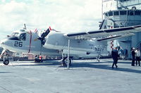 152367 - Copenhagen 29.6.1969 on board USS Wasp CV-18 - by leo larsen