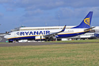 EI-EVN @ EGFF - 737-8AS, Ryanair, callsign Ryanair 8WH, seen landing on runway 30 out of Tenerife Sur. - by Derek Flewin