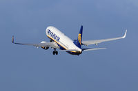 EI-EVN @ EGFF - 737-8AS, Ryanair, callsign Ryanair 47HK, seen departing runway 30 en-route to Tenerife Sur. - by Derek Flewin