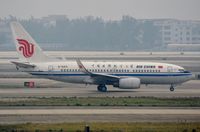 B-5201 @ ZGGG - Air China B737 departing a grey CAN. - by FerryPNL