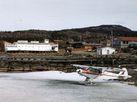C-FMLK - On Atlin Lake in downtown at Atlin, BC - by Murray Lundberg