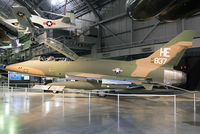 56-3837 @ KFFO - From traditional bombing, the two-seat F-100F developed into Iron Hand and Misty FAC roles.  This F-100F was a Misty FAC assigned to the 416th TFS, 37th TFW at Phu Cat AB and was flown by two eventual Chiefs of Staff. - by Arjun Sarup