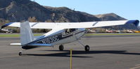 N1630C @ SZP - 1953 Cessna 180, Continental O-470 230 Hp, taxi to Fuel Dock - by Doug Robertson