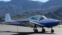 N91689 @ SZP - 1946 North American NAVION, Continental E225 upgrade, Young Eagles flight, taxi to Rwy 04 - by Doug Robertson