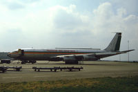 9J-AEQ @ EHAM - National Air Charters Boeing 707-321C freighter at the platform of Schiphol-Oost, the Netherlands, 1987 - by Van Propeller