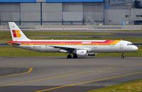 EC-ITN @ EBBR - Iberia A321 taxying after arrival in BRU - by FerryPNL