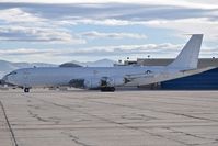 164407 @ KBOI - Navy E-6B aircraft RON on the south GA ramp. VQ-4 from Tinker AFB, OK. - by Gerald Howard
