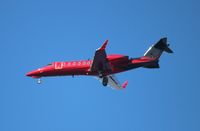 N595LA @ MCO - Lear 45