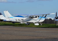 G-BJWI @ EGTF - Reims F172P Skyhawk at Fairoaks. - by moxy