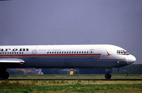 YR-IRD @ EHAM - Tarom Ilyushin Il-62M landing at Schiphol airport, the Netherlands, 1983 - by Van Propeller