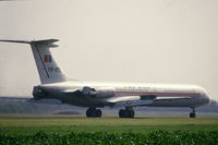 YR-IRD @ EHAM - Tarom Ilyushin Il-62M landing at Schiphol airport, the Netherlands, 1983 - by Van Propeller