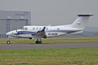 G-IASB @ EGFF - SUPER KING AIR, IAS MEDICAL LTD call sign Medops 02, out of Newcastle.