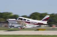 N2114F @ KOSH - Piper PA-28 departing Airventure. - by Eric Olsen