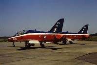 XX176 @ EBST - RAF Hawk T.1W XX176 at EBST eighties - by Guy Vandersteen
