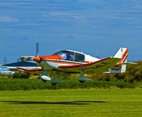 G-BHLE @ EGBR - Departing - by dave marshall