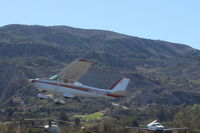 N7917G @ SZP - 1970 Cessna 172L, Lycoming O-320-E2D 150 Hp, takeoff climb Rwy 04 - by Doug Robertson
