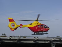 G-HBOB - Departing the helipad at Southampton General Hospital UK - by Marc Mansbridge