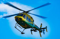 G-WLTS - Wilts air ambulance landing in Salisbury's main ca