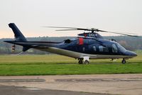 G-IOOK @ EGTF - Hundred Percent Aviations Agusta at Fairoaks - EGTF - by dave226688