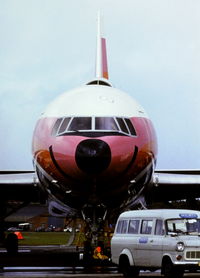 N10114 @ EGLF - At the 1974 SBAC show, copied from slide.
Mother Grinning Bird. - by kenvidkid