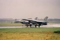 661 @ EBST - RNoAF F-16A 661 at EBST 1988 - by Guy Vandersteen