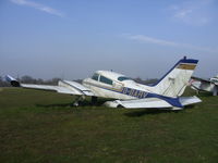 G-BARV @ EGTR - Another aircraft just left to rot on the edge of Elstree airfield EGTR - by Marc Mansbridge