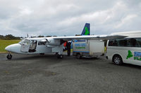 ZK-FWZ @ NZRC - Just arrived on Stewart Island. There is no terminal building - passengers are shuttled to town where the terminal is at the post office - by Micha Lueck